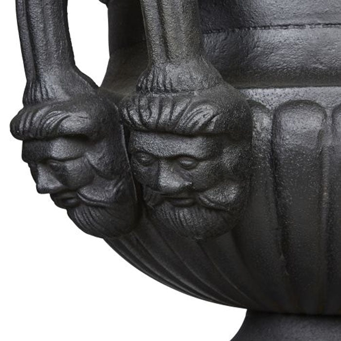 Dorchester Cast Iron Urn & Padestal Set Large - HouseofHyne