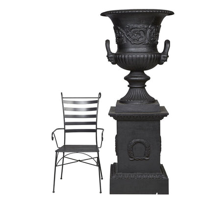 Dorchester Cast Iron Urn & Padestal Set Large - HouseofHyne