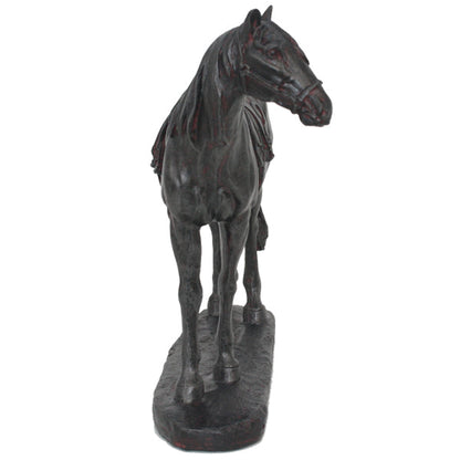 Equestrian Polyresin Saddle Statue - Notbrand