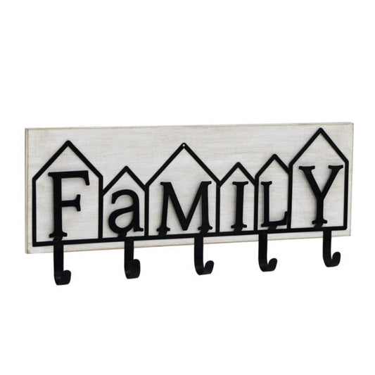 Family Wall Hanging 5-Hook - 60cm - Notbrand