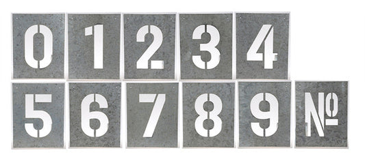 Metal Number Wall Art - Notbrand