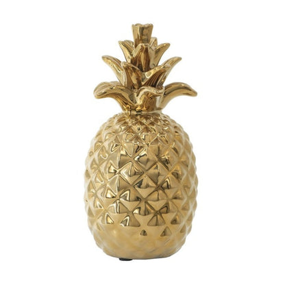 Pineapple Ceramic Ornament in Gold - Tall - Notbrand