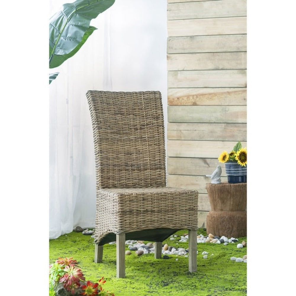 Algeria Mango Frame Chair - Natural - Notbrand