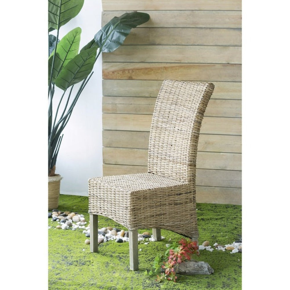 Algeria Mango Frame Chair - Natural - Notbrand