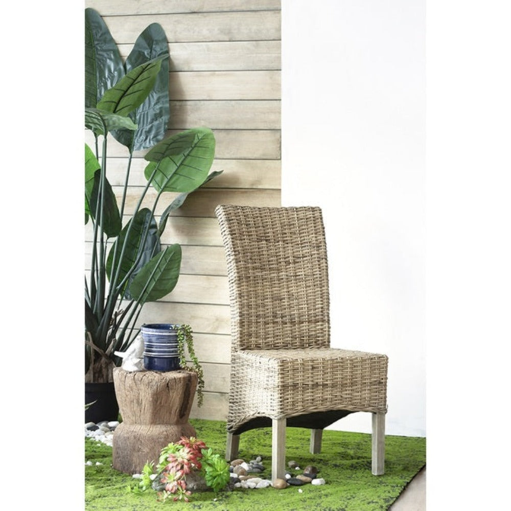 Algeria Mango Frame Chair - Natural - Notbrand