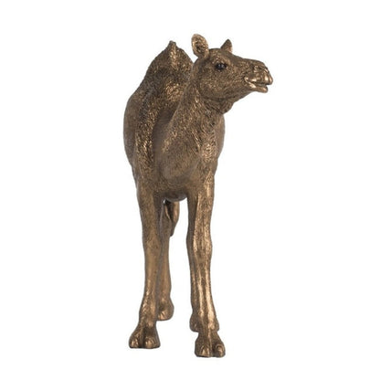 Polyresin Camel Statue - Copper - Notbrand