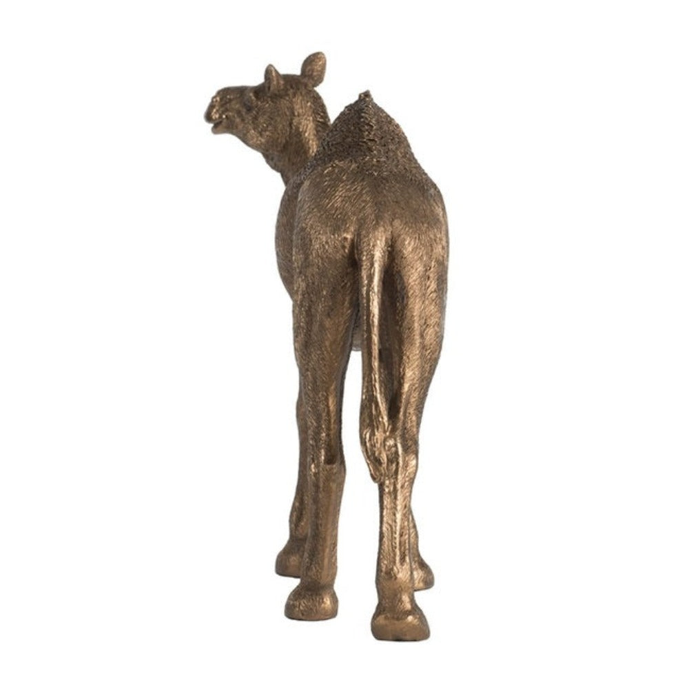 Polyresin Camel Statue - Copper - Notbrand