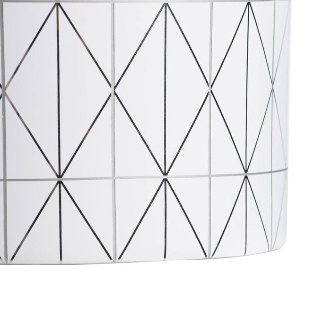 Geo Ceramic Planter  White - Notbrand