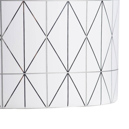 Geo Ceramic Planter  White - Notbrand