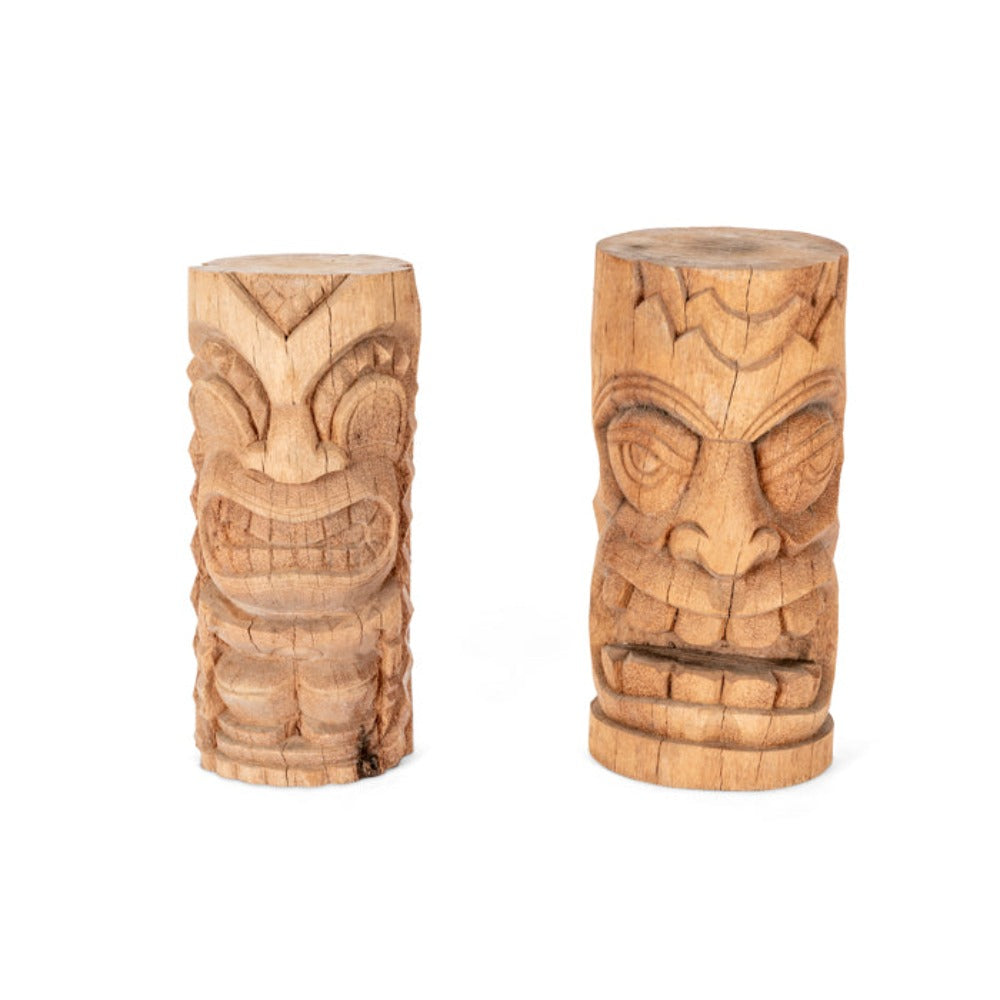 Tiki Coconut Log Statue - Large - Notbrand