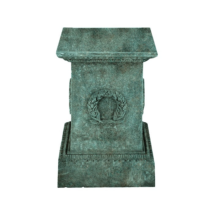 Urn Caserta Base Cast Iron - Verdigris - House of Hyne