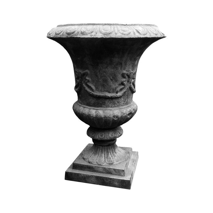 Urn Salerno Cast Iron - Black - House of Hyne