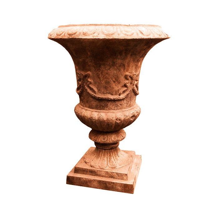 Urn Salerno Cast Iron - Rust - House of Hyne