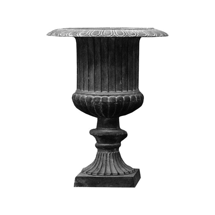 Urn Verona Cast Iron - Black - House of Hyne