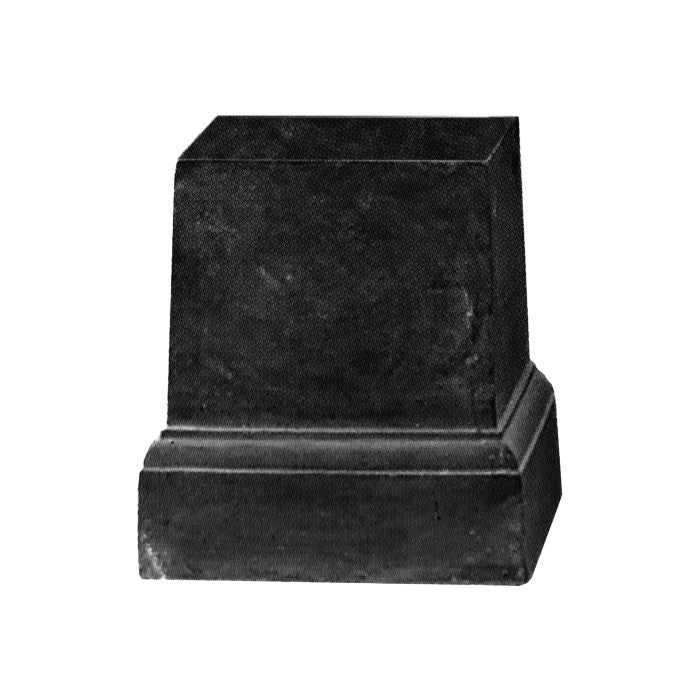 Urn Verona Base Cast Iron - Black - House of Hyne