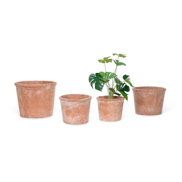 Terracotta Aged Pot Set - 3 Pieces - House of Hyne