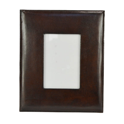 Engar Dark Leather Photo Frame - Notbrand