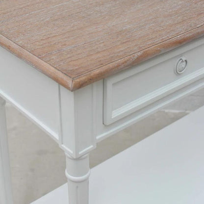 Marseille Mindy Wood Console - White - Notbrand