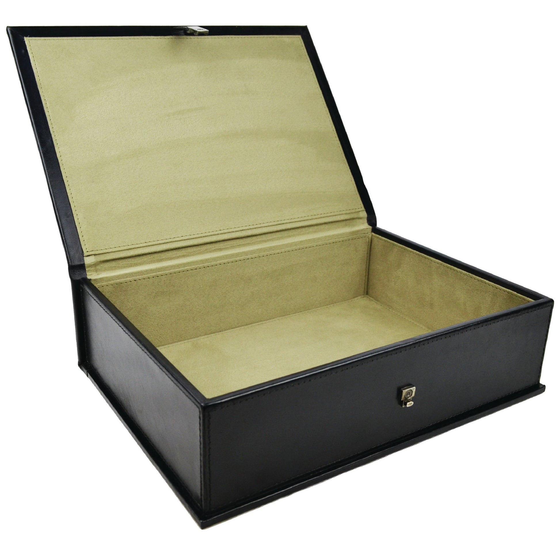 Pharom Black Leather Document Box - Notbrand