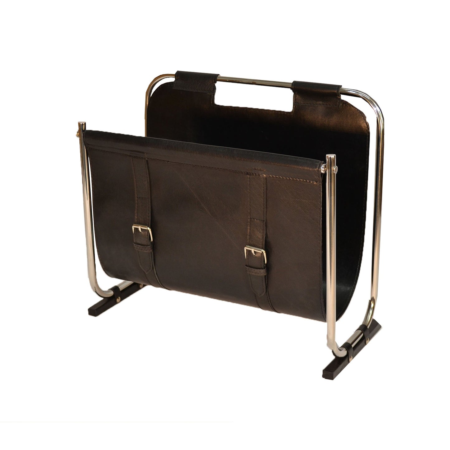 Prodigy Black Leather Magazine Stand - Notbrand