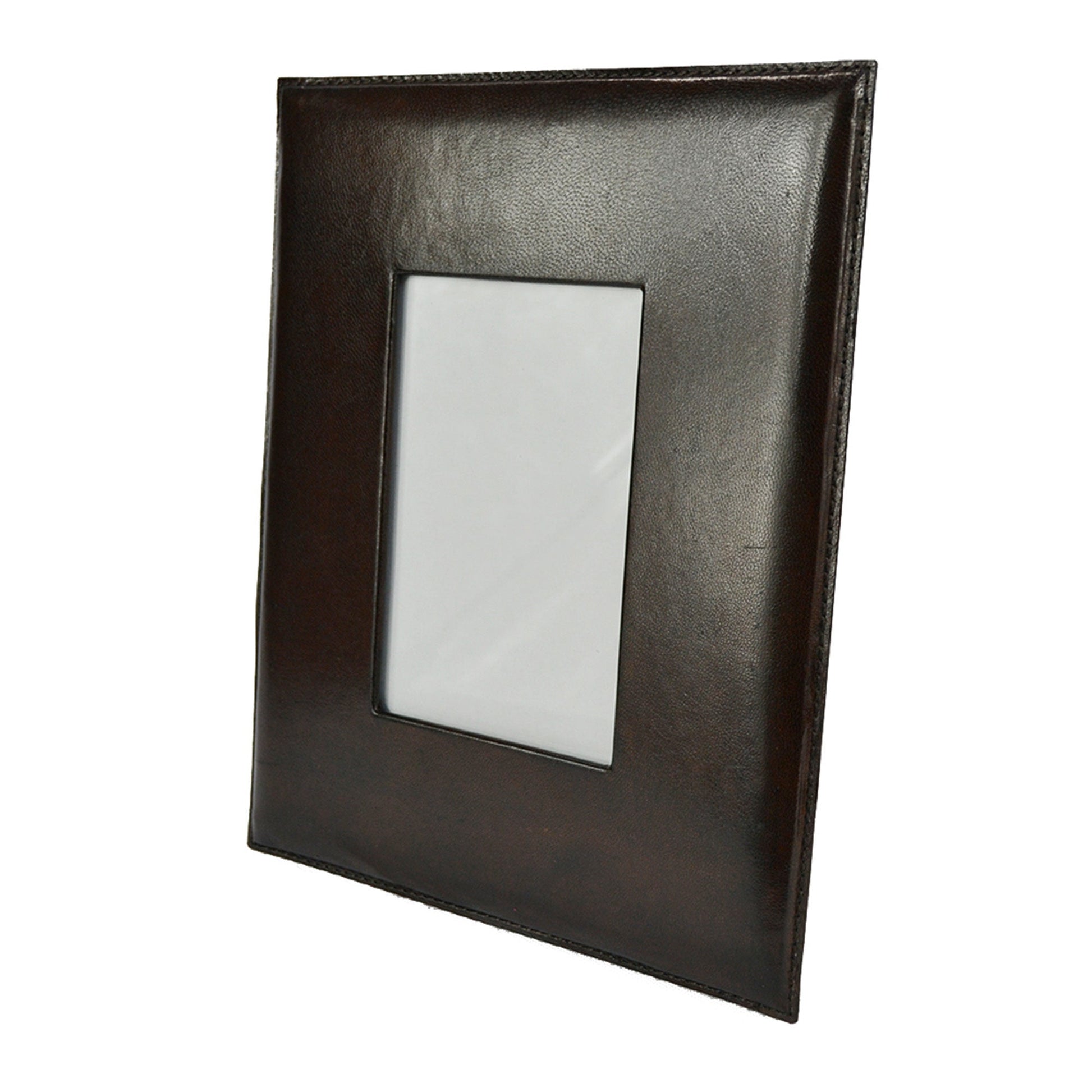 Engar Dark Leather Photo Frame - Notbrand