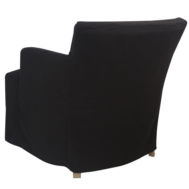 Nantucket Hamptons Style Armchair Black - Notbrand