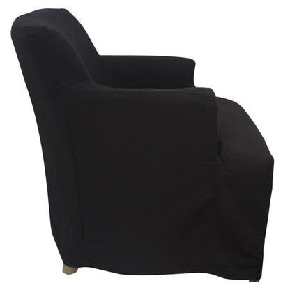 Nantucket Hamptons Style Armchair Black - Notbrand