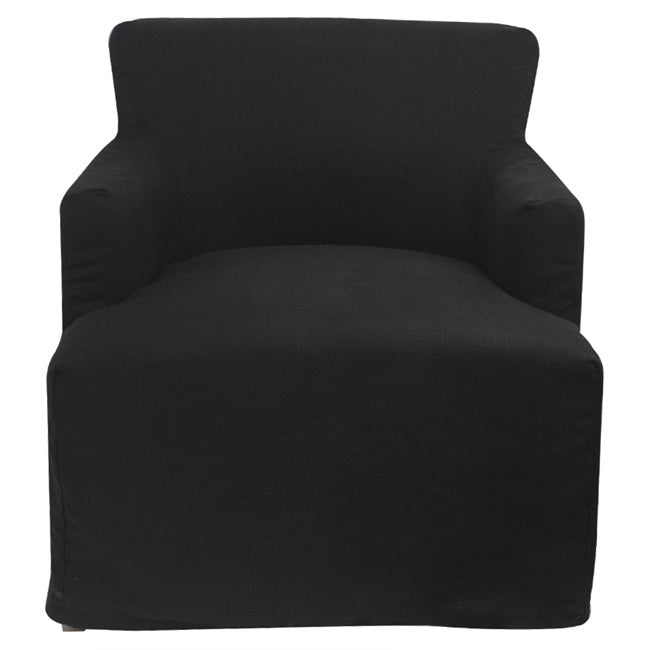 Nantucket Hamptons Style Armchair Black - Notbrand