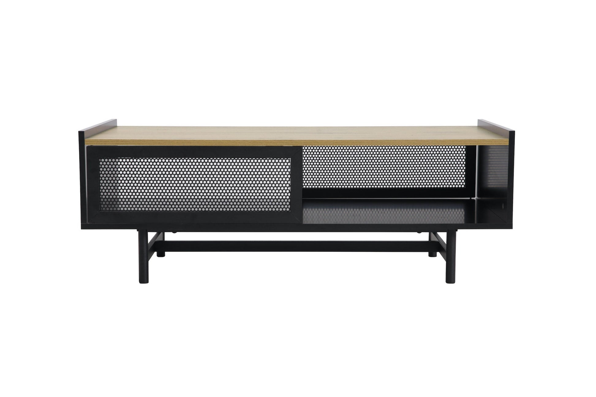 Mesh Coffee Table - Black & Natural - Notbrand