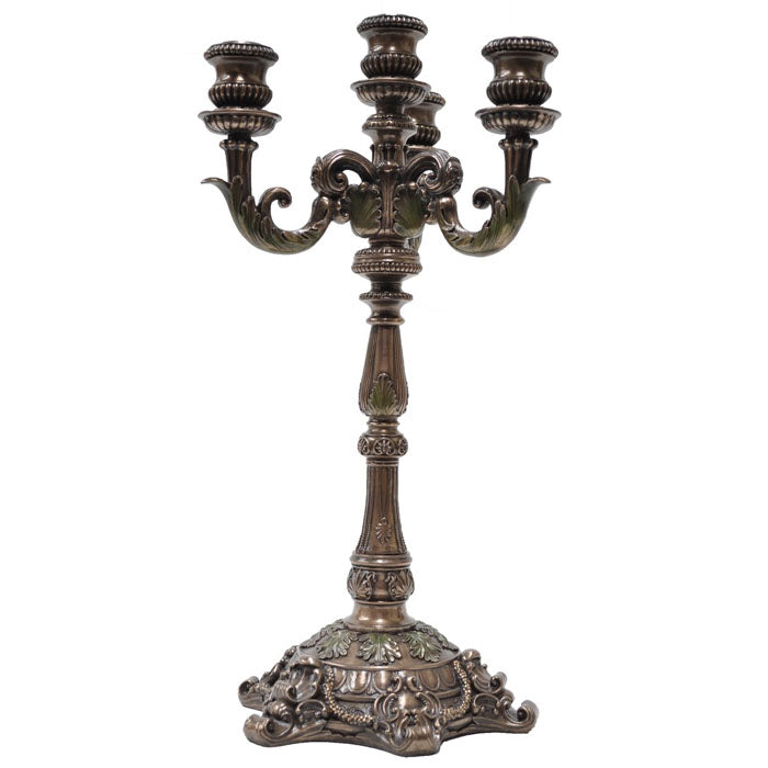 4 Candles Candelabra Bronze - Notbrand