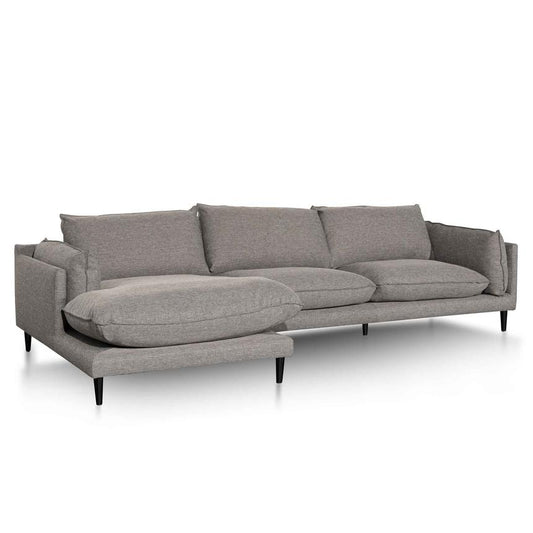 Graphite 4-Seater Sofa with Left Chaise - House of Hyne