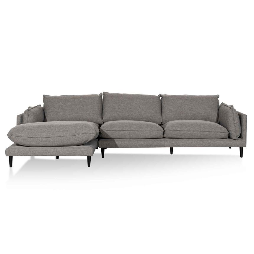 Graphite 4-Seater Sofa with Left Chaise - House of Hyne