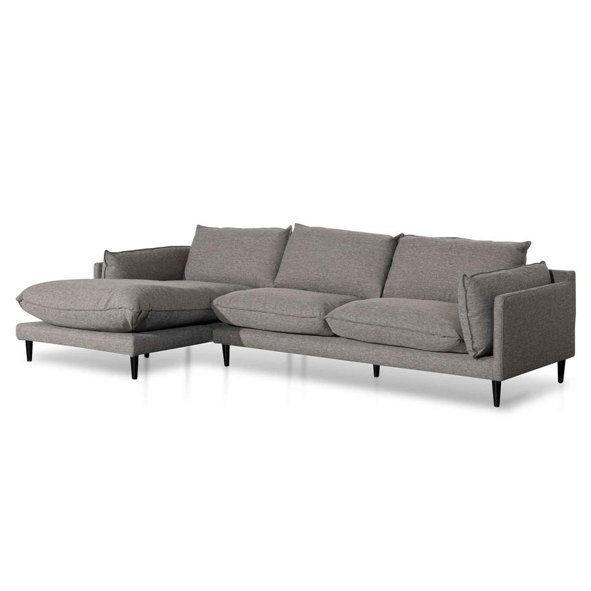 Graphite 4-Seater Sofa with Left Chaise - House of Hyne