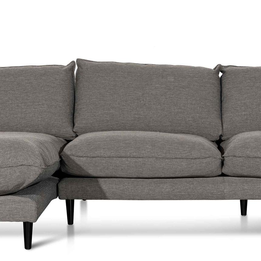 Graphite 4-Seater Sofa with Left Chaise - House of Hyne