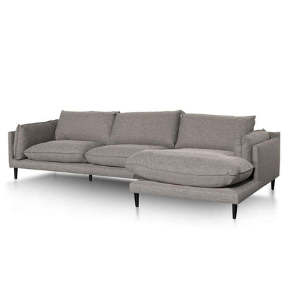 Graphite 4-Seater Sofa with Right Chaise - House of Hyne