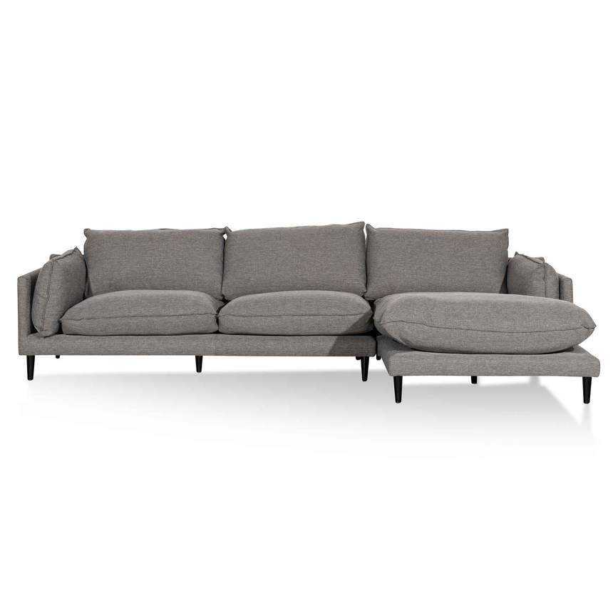 Graphite 4-Seater Sofa with Right Chaise - House of Hyne