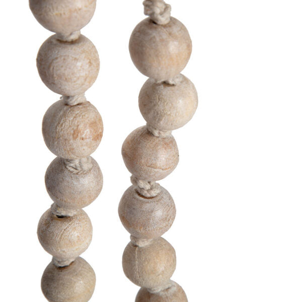 Mango Wood Bead Garland with Tassle - Extra Large - Notbrand