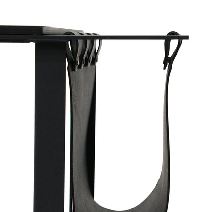 55cm Side Table - Full Black - Notbrand