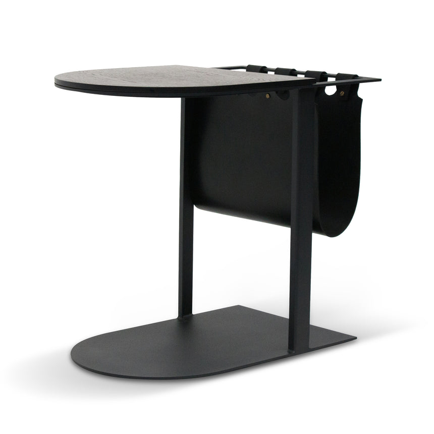 55cm Side Table - Full Black - Notbrand