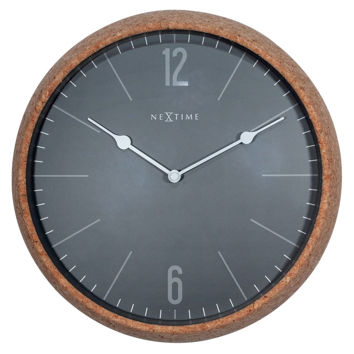 NeXtime Cork Wall Clock 30cm Grey - Notbrand