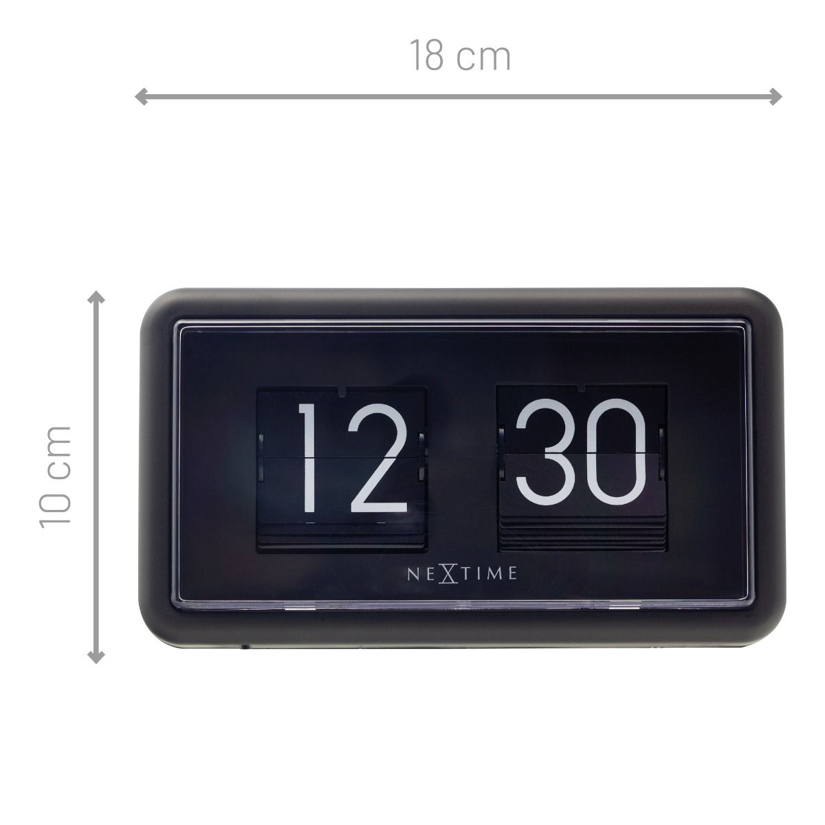 NeXtime Small Flip Clock Black - Notbrand