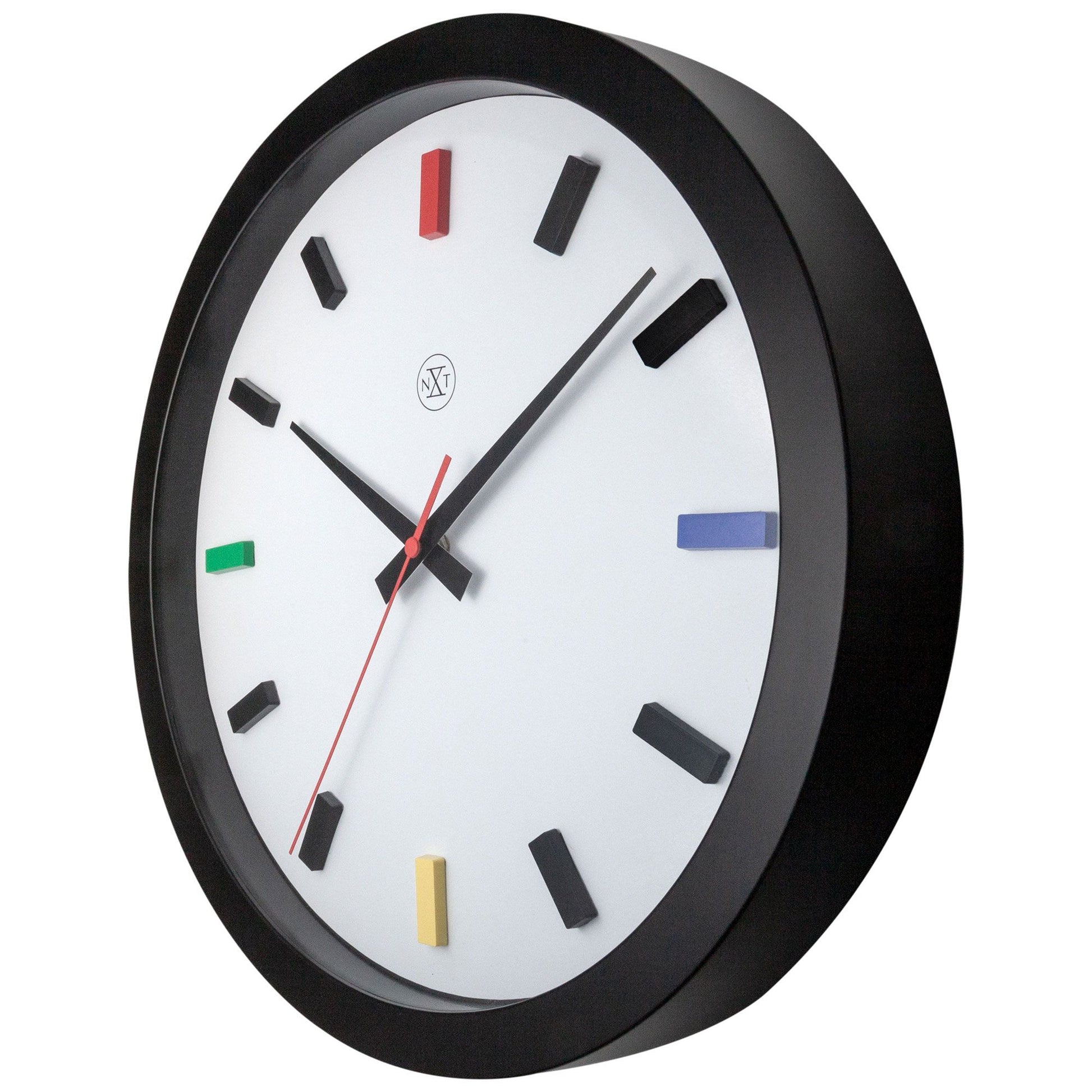 NeXtime Mix Wall Clock in Multicolor - 36cm - Notbrand