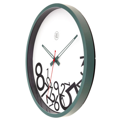 NeXtime Dropped Numbers Wall Clock - 30cm - Notbrand