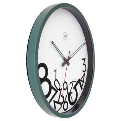 NeXtime Dropped Numbers Wall Clock - 30cm - Notbrand