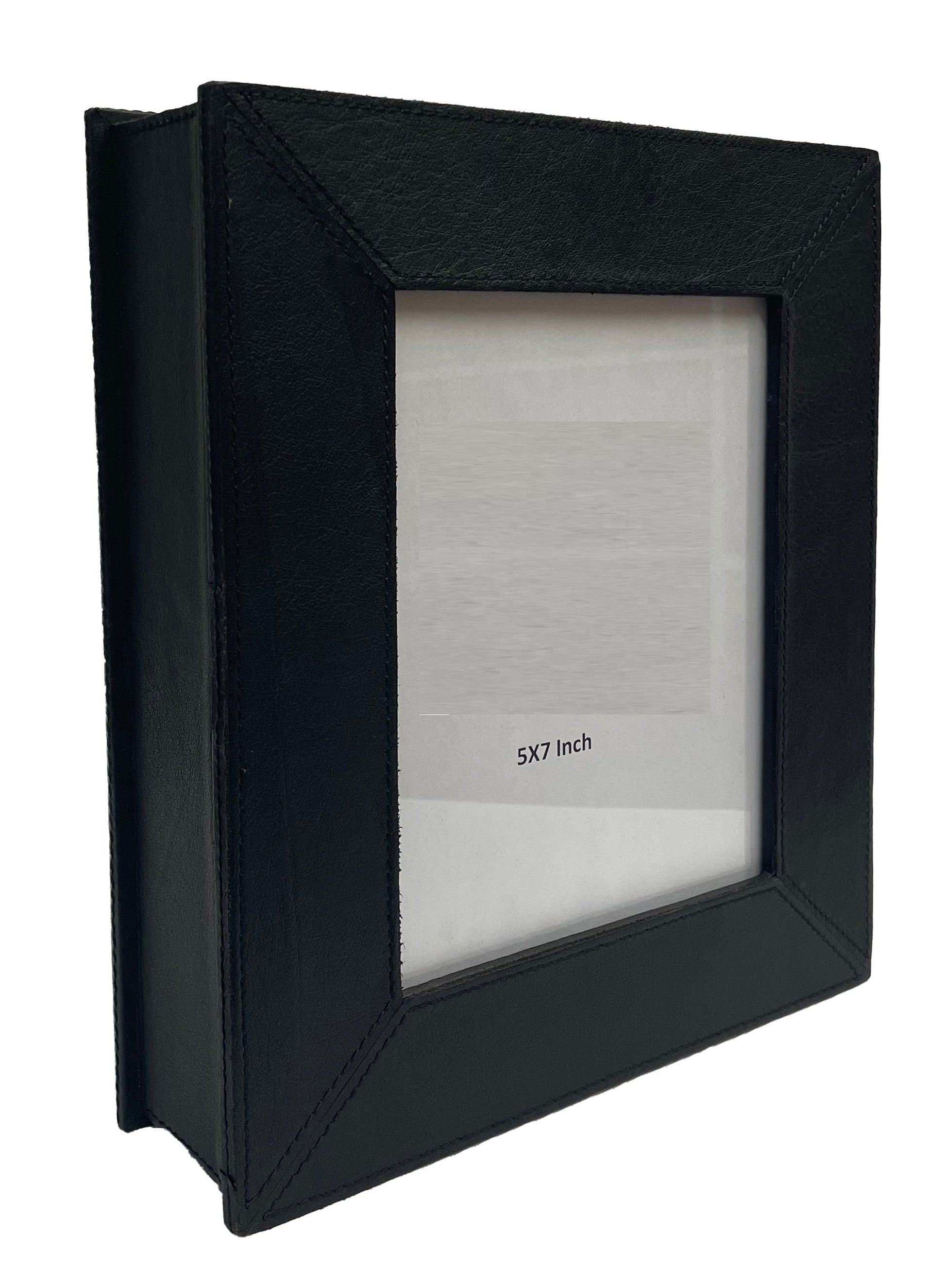 Elsa Key Holder Box in Black Leather - Small - Notbrand