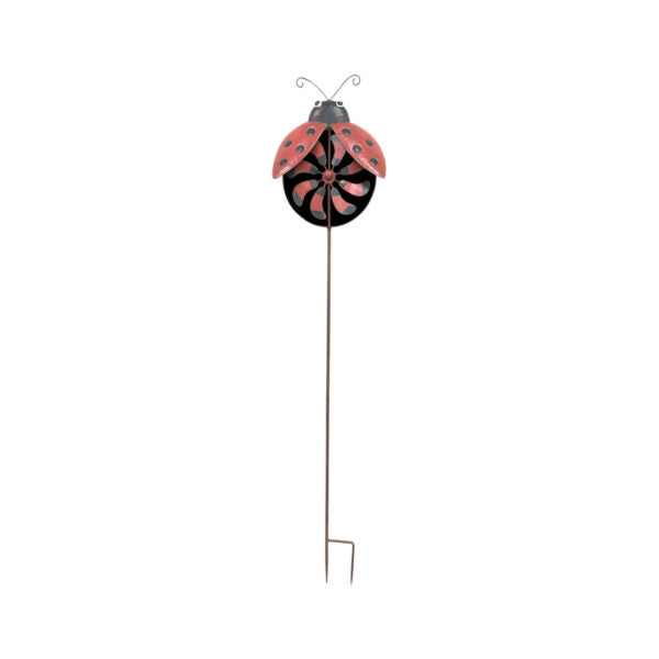 Ladybird Wind-Spinner on Stake - 150cm - Notbrand