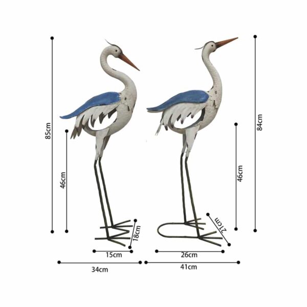 Asst Egret Crane Couple Set - 2 Pieces - Notbrand