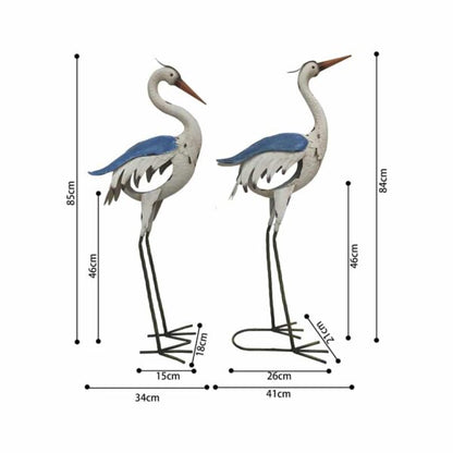 Asst Egret Crane Couple Set - 2 Pieces - Notbrand