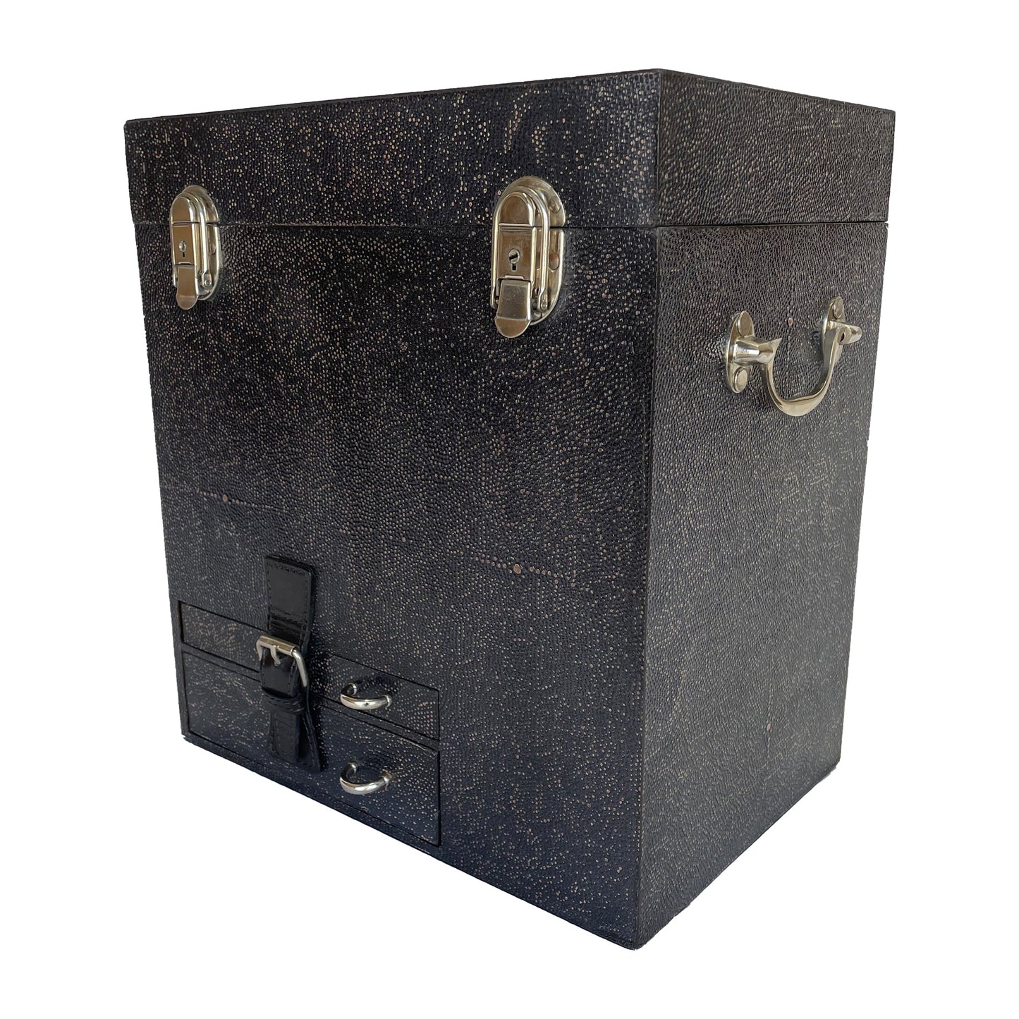 Ottason Drink Trunk in Black Leather - Small - Notbrand