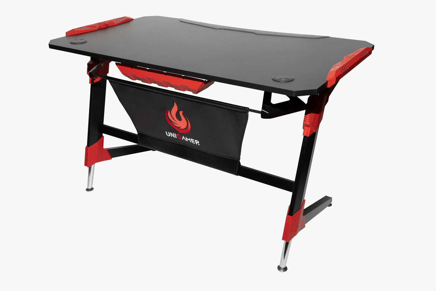 Unigamer RGB Gaming Desk in Red - Notbrand